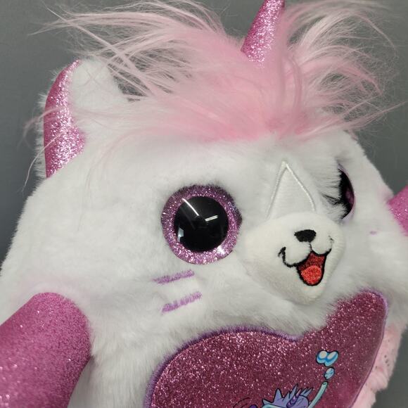 ZURU Rainbocorns Sequin Surprise Plush Unicorn Cat Mermaid Large 15" Toy Bright - Picture 3 of 14